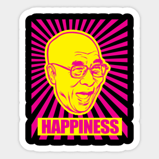 Dalai Lama Happiness Sticker